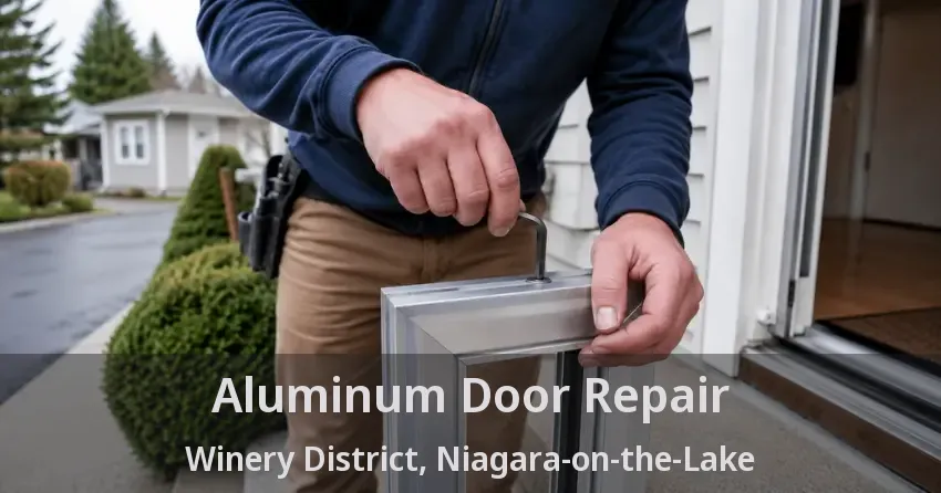 Aluminum Door Repair Winery District, Niagara-on-the-Lake - ON