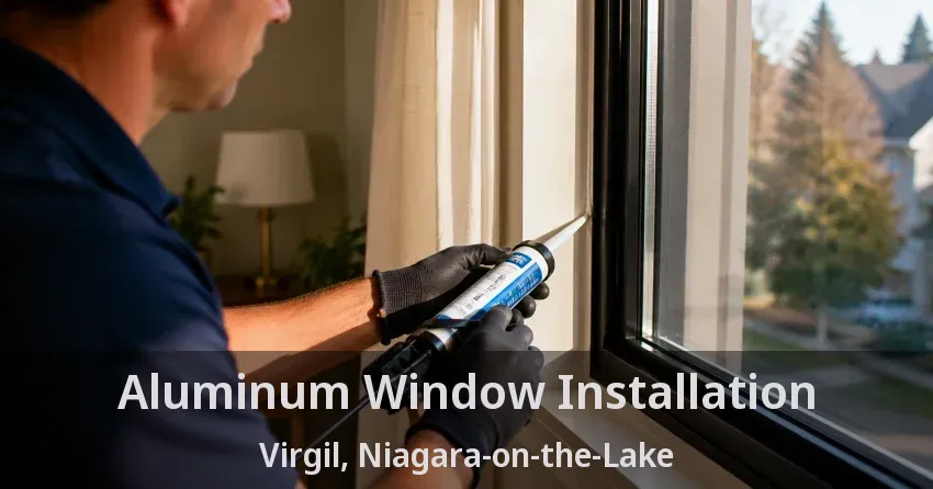 Aluminum Window Installation Virgil, Niagara-on-the-Lake - ON