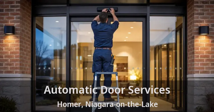 Automatic Door Services Homer, Niagara-on-the-Lake - ON
