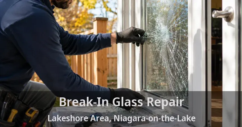 Break-In Glass Repair Lakeshore Area, Niagara-on-the-Lake - ON