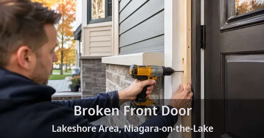 Broken Front Door Lakeshore Area, Niagara-on-the-Lake - ON