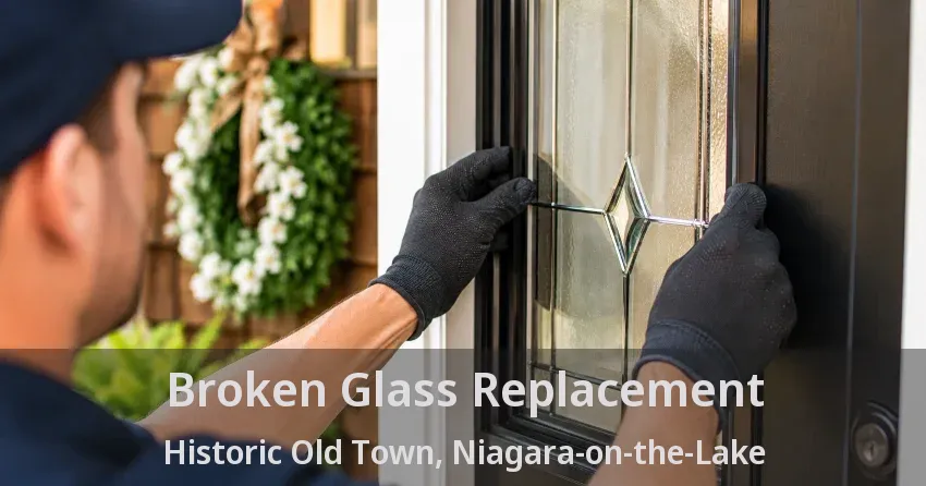 Broken Glass Replacement Historic Old Town, Niagara-on-the-Lake - ON