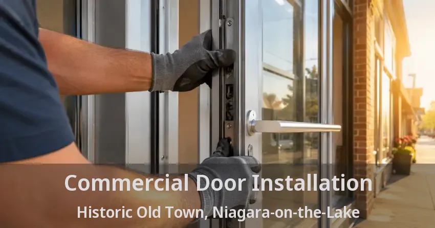Commercial Door Installation Historic Old Town, Niagara-on-the-Lake - ON