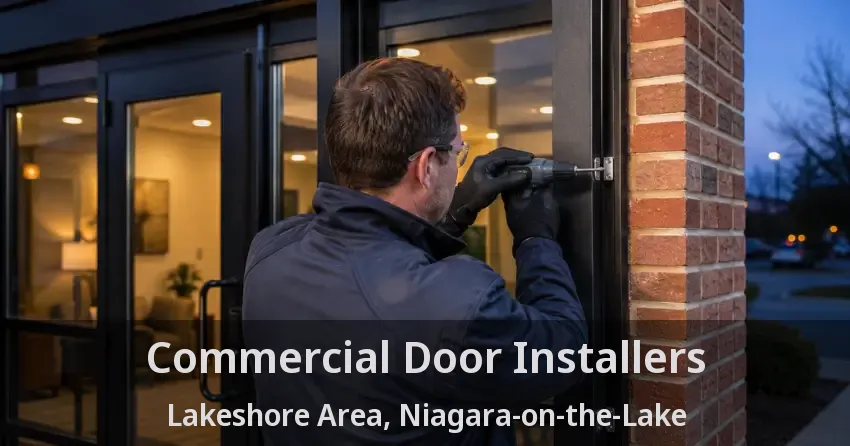 Commercial Door Installers Lakeshore Area, Niagara-on-the-Lake - ON