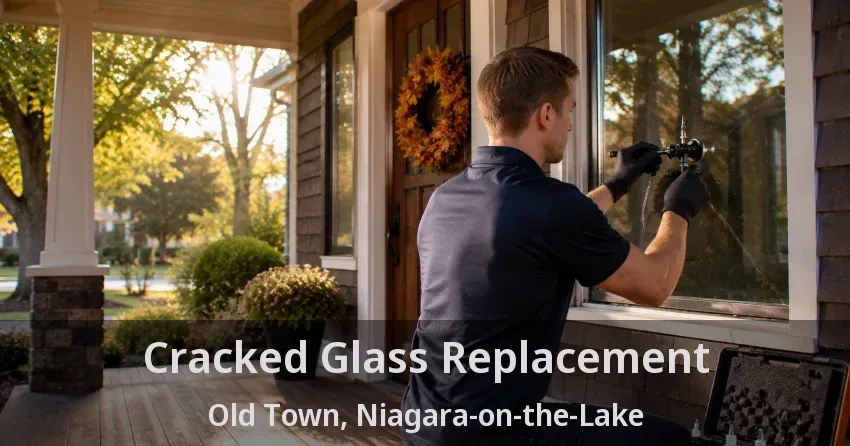 Cracked Glass Replacement Old Town, Niagara-on-the-Lake - ON