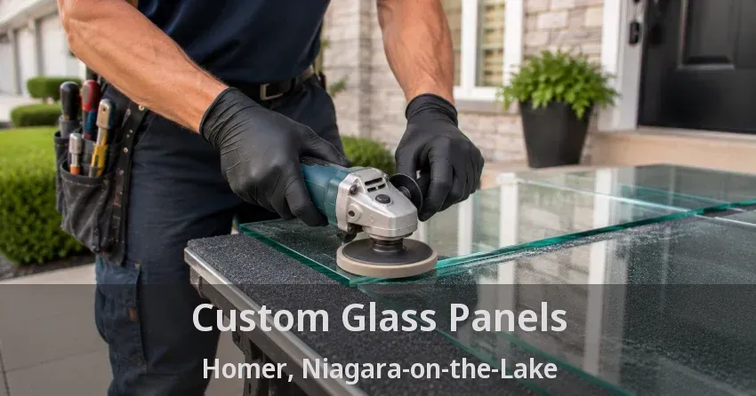 Custom Glass Panels Homer, Niagara-on-the-Lake - ON