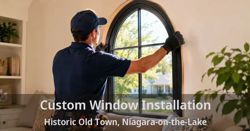 Custom Window Installation Historic Old Town, Niagara-on-the-Lake - ON