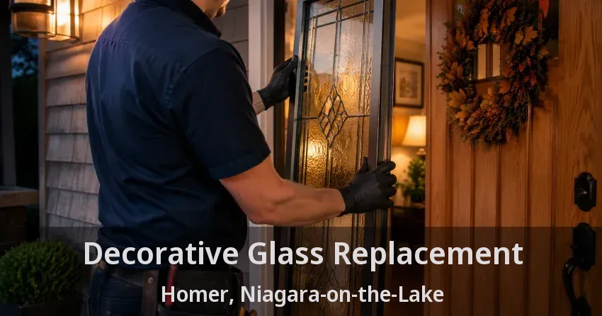 Decorative Glass Replacement Homer, Niagara-on-the-Lake - ON