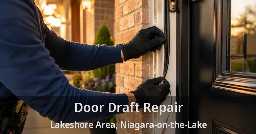 Door Draft Repair Lakeshore Area, Niagara-on-the-Lake - ON