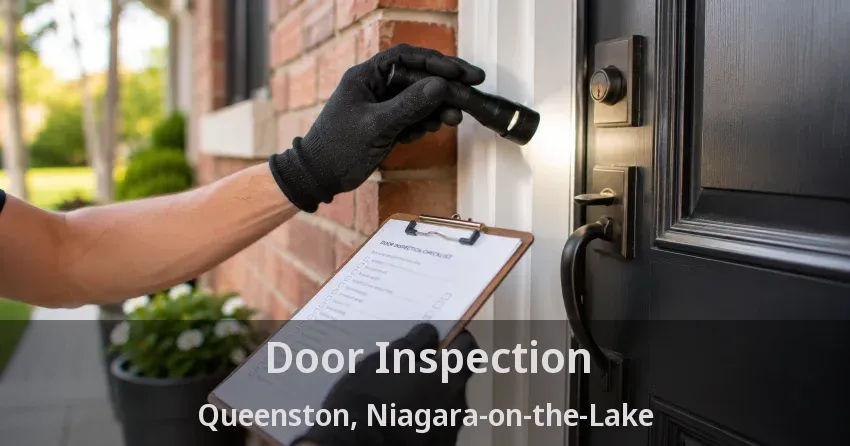Door Inspection Queenston, Niagara-on-the-Lake - ON