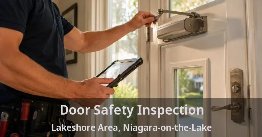 Door Safety Inspection Lakeshore Area, Niagara-on-the-Lake - ON