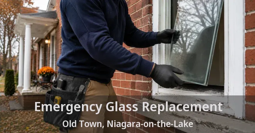 Emergency Glass Replacement Old Town, Niagara-on-the-Lake - ON