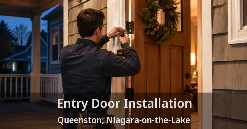 Entry Door Installation Queenston, Niagara-on-the-Lake - ON