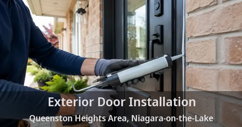 Exterior Door Installation Queenston Heights Area, Niagara-on-the-Lake - ON