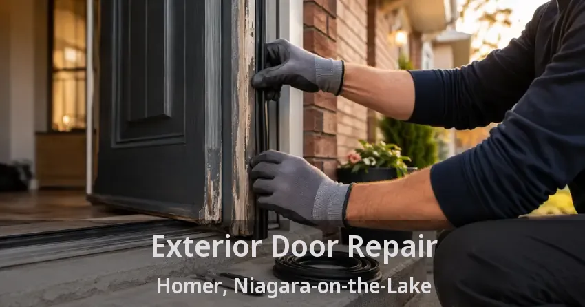 Exterior Door Repair Homer, Niagara-on-the-Lake - ON