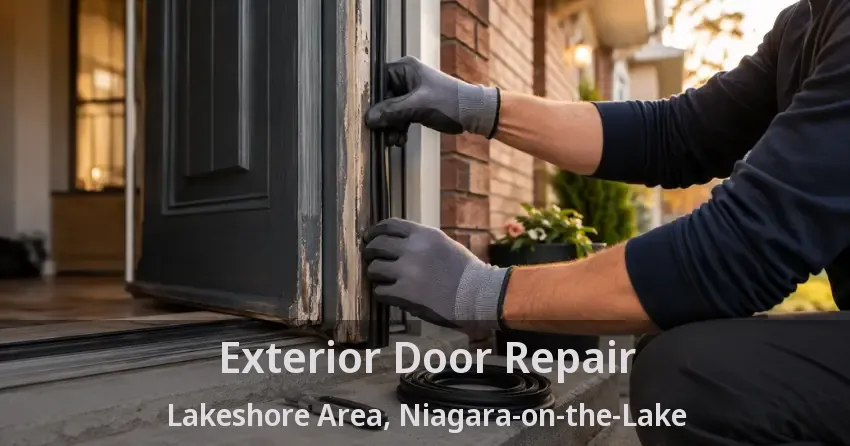 Exterior Door Repair Lakeshore Area, Niagara-on-the-Lake - ON