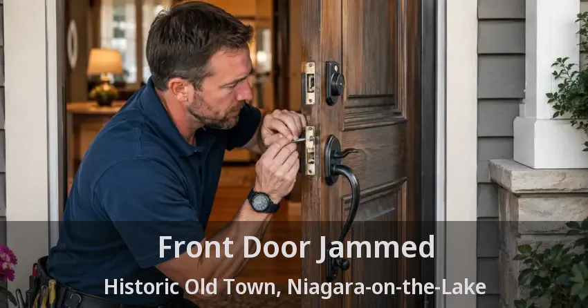 Front Door Jammed Historic Old Town, Niagara-on-the-Lake - ON