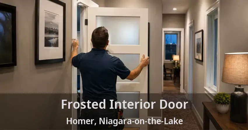 Frosted Interior Door Homer, Niagara-on-the-Lake - ON