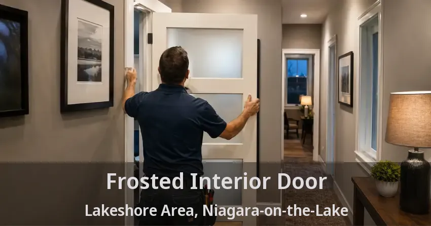 Frosted Interior Door Lakeshore Area, Niagara-on-the-Lake - ON