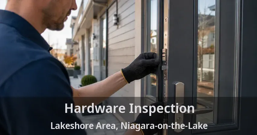 Hardware Inspection Lakeshore Area, Niagara-on-the-Lake - ON