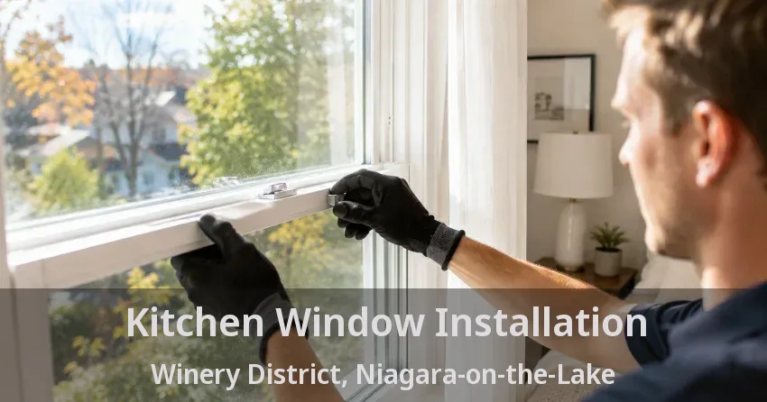 Kitchen Window Installation Winery District, Niagara-on-the-Lake - ON