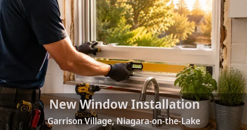 New Window Installation Garrison Village, Niagara-on-the-Lake - ON