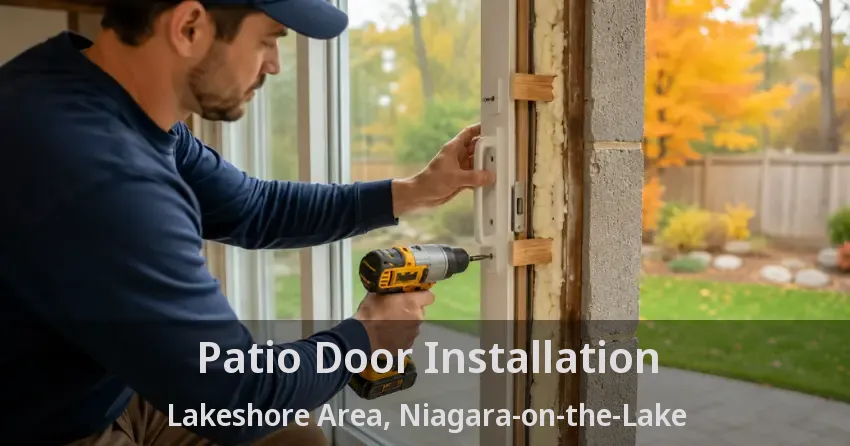 Patio Door Installation Lakeshore Area, Niagara-on-the-Lake - ON