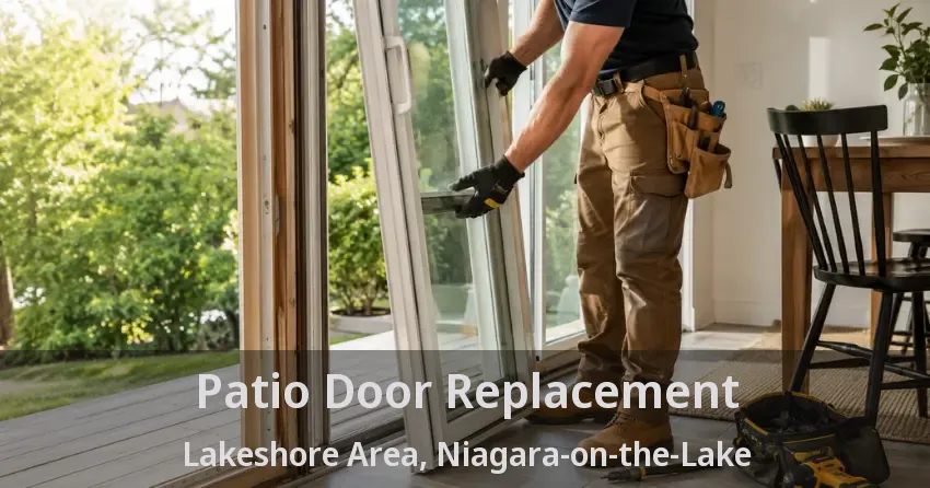 Patio Door Replacement Lakeshore Area, Niagara-on-the-Lake - ON