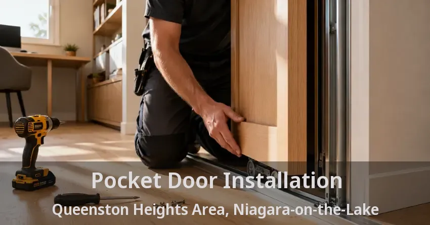 Pocket Door Installation Queenston Heights Area, Niagara-on-the-Lake - ON