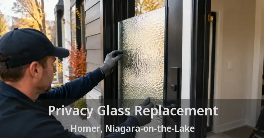 Privacy Glass Replacement Homer, Niagara-on-the-Lake - ON