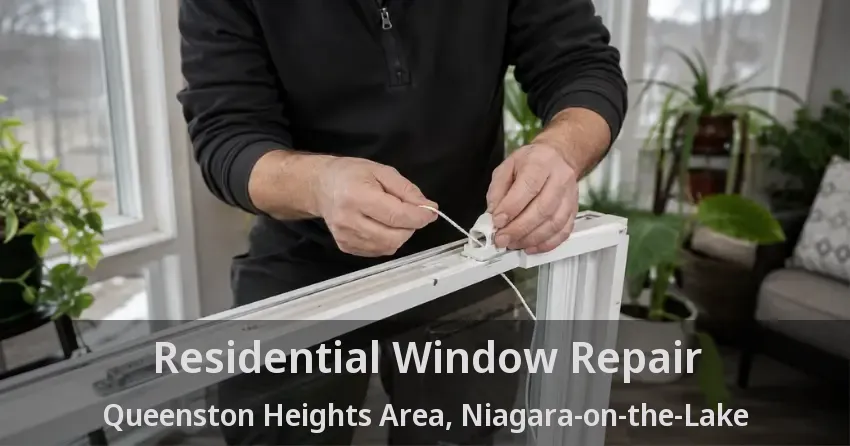 Residential Window Repair Queenston Heights Area, Niagara-on-the-Lake - ON