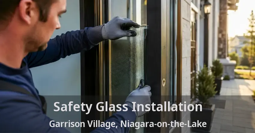Safety Glass Installation Garrison Village, Niagara-on-the-Lake - ON