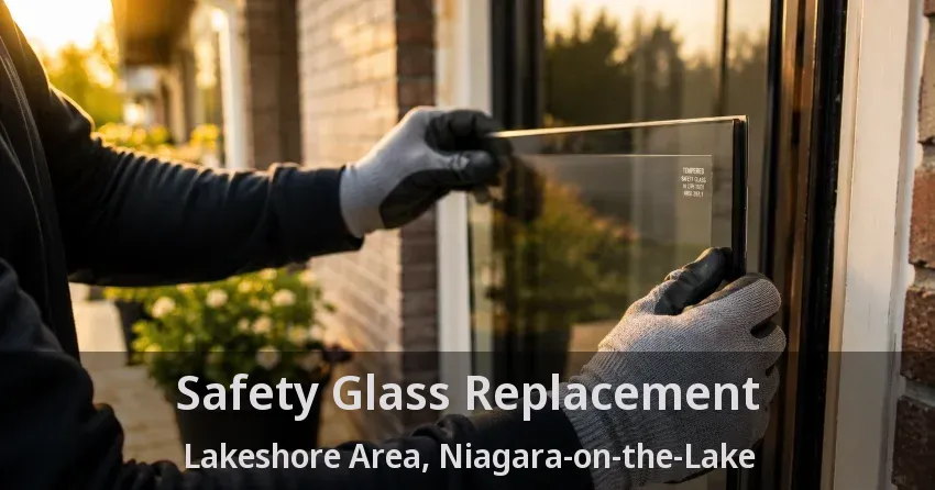Safety Glass Replacement Lakeshore Area, Niagara-on-the-Lake - ON