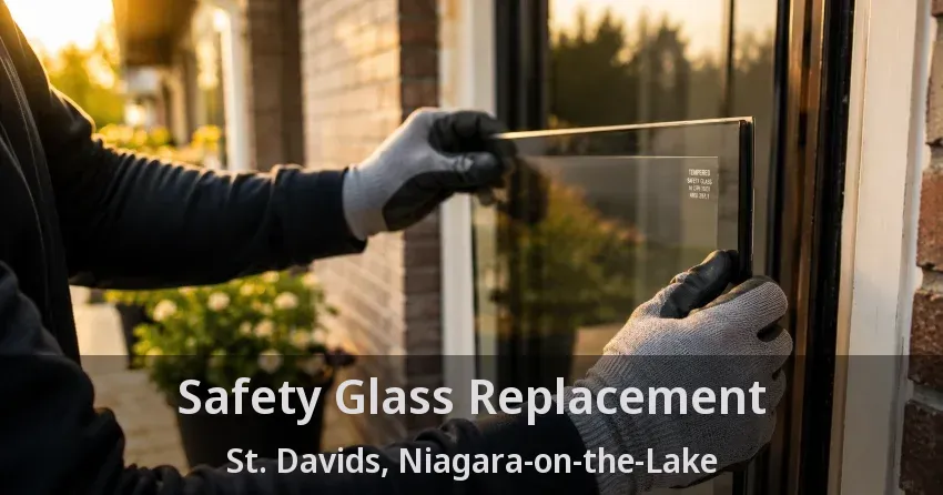 Safety Glass Replacement St. Davids, Niagara-on-the-Lake - ON