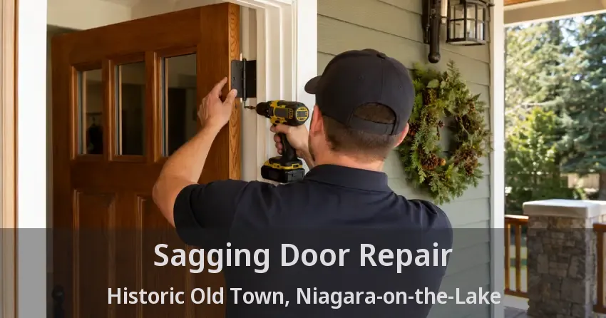 Sagging Door Repair Historic Old Town, Niagara-on-the-Lake - ON
