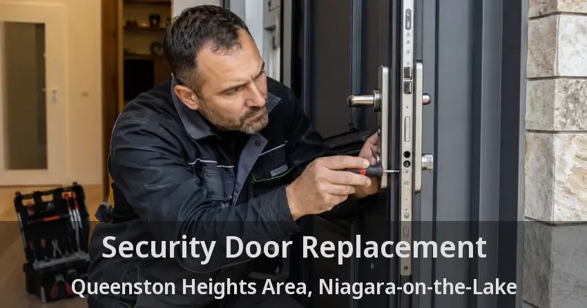 Security Door Replacement Queenston Heights Area, Niagara-on-the-Lake - ON