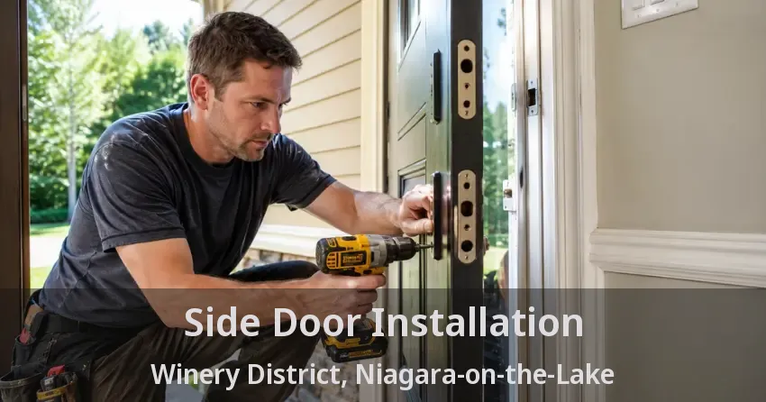 Side Door Installation Winery District, Niagara-on-the-Lake - ON