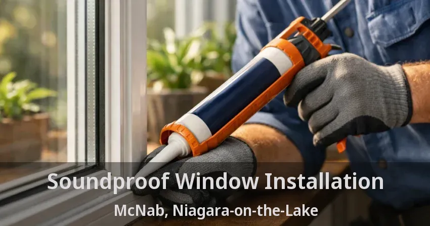 Soundproof Window Installation McNab, Niagara-on-the-Lake - ON