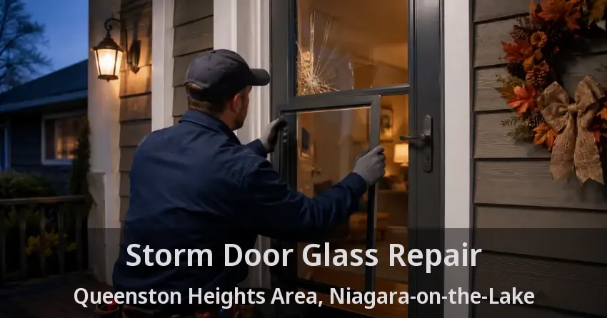 Storm Door Glass Repair Queenston Heights Area, Niagara-on-the-Lake - ON
