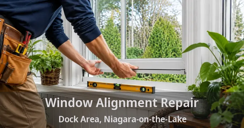 Window Alignment Repair Dock Area, Niagara-on-the-Lake - ON