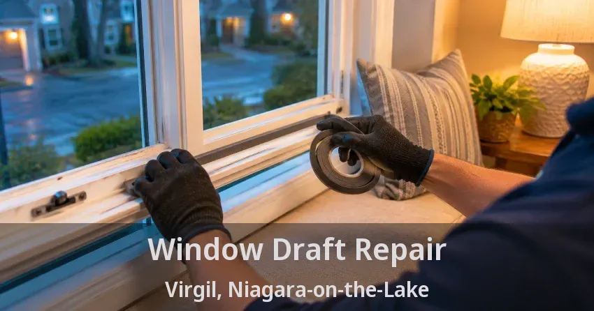 Window Draft Repair Virgil, Niagara-on-the-Lake - ON