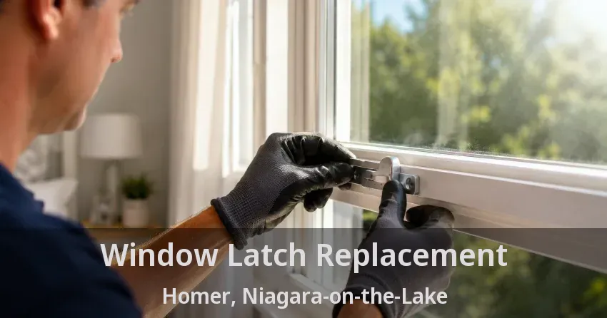 Window Latch Replacement Homer, Niagara-on-the-Lake - ON