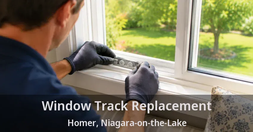 Window Track Replacement Homer, Niagara-on-the-Lake - ON