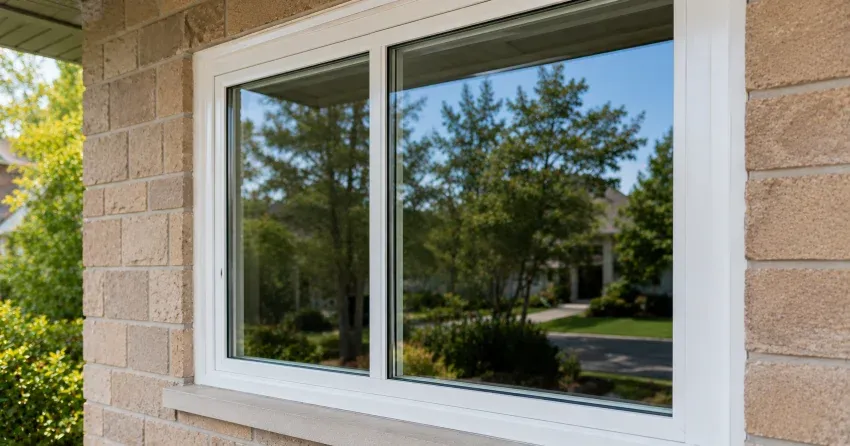 technician installing new insulated glass unit in window frame in Glendale, Niagara-on-the-Lake