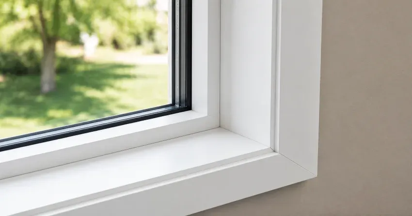 large picture window installed in a living room in McNab, Niagara-on-the-Lake